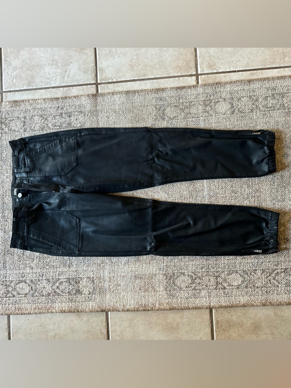 PAIGE Black Mayslie Jogger Size 28 - Picture 5 of 13